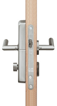 Door terminal module, DT 400 FH, Dialock for fire resistant/smoke control doors, with thumbturn, Legic® Integra