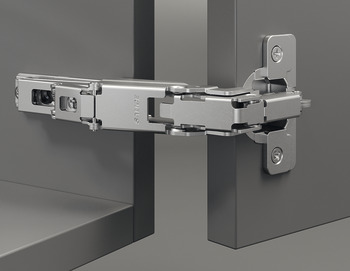 Concealed hinge, Häfele Metalla 510 A/SM 165°, full overlay mounting