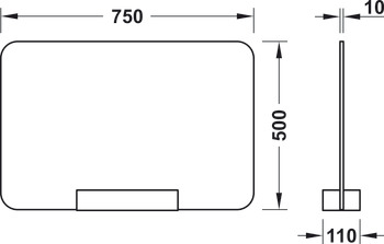 Desk screen, With desktop stand