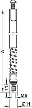 Shoot bolts, B 9036, top, sprung, BKS