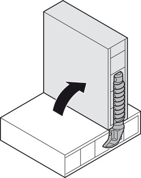 Claw connector, Häfele Ixconnect one-piece connector