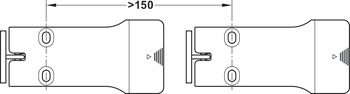 Furniture lock, Häfele Dialock EFL 30, battery-operated lock