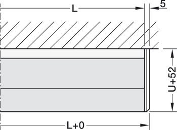 Clip-on panel, 31 mm (H)