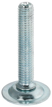 Adjusting screw, M10 thread, rotates, length 60–120 mm