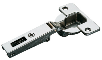 Concealed hinge, Häfele Metalla 510 A/SM 94°, for wooden doors up to 40 mm, full overlay mounting