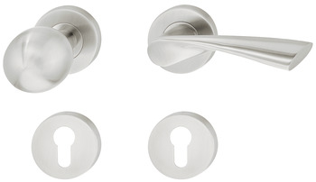 Door handle set, Stainless steel, Startec, model LDH 2178