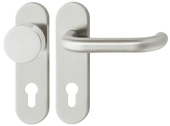 Door handle set, stainless steel, Startec, PDH4102, rose