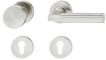 Door handle set, Stainless steel, Startec, model LDH 2180