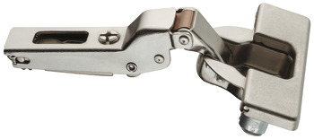 Concealed hinge, Häfele Metalla 510 A/SM 110°, half overlay mounting/twin mounting