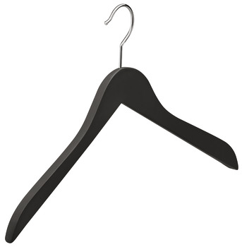 Coat hangers, Hanger: Solid wood, hook: Steel