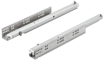 Concealed runner, Häfele Matrix Runner UM A30, full extension, load bearing capacity up to 30 kg, steel, pin installation